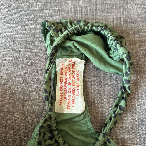 Marks & Spencer bikini bottom new, animal print, size 12