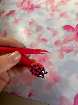 Ladybug pen like new, black