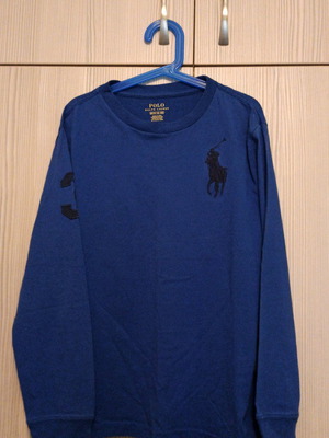 T-shirt Ralph Lauren used, blue, boys 11 years, size 146 cm
