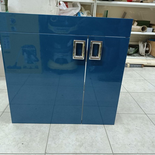 Bathroom cabinet with porcelain sink Creavit new, MDF lacquered