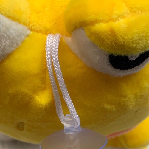 Plush frog used