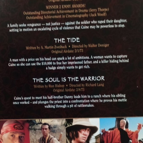 Kung Fu The Complete Α Season DVD σαν καινούργιο, αγγλικοί υπότιτλοι