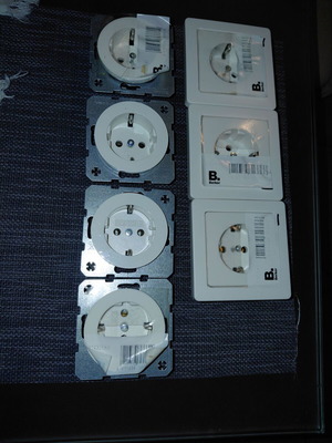 Schuko sockets made in Germany new