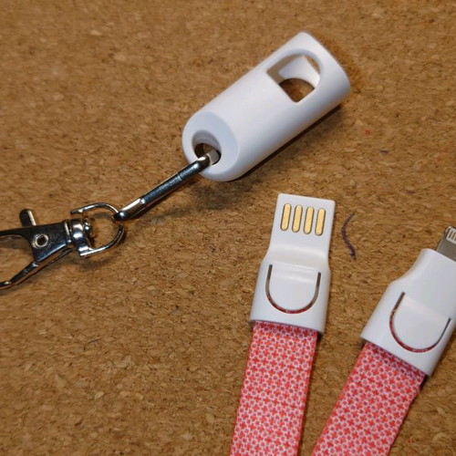 MOTUL keychain, neck cord/key holder/charger, LANYARD RECHARGE CABLE
