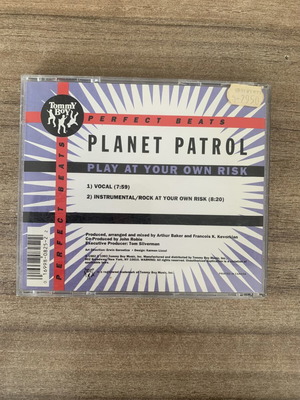 Planet Patrol Play At Your Own Risk CD maxi-single μεταχειρισμένο, hip-hop