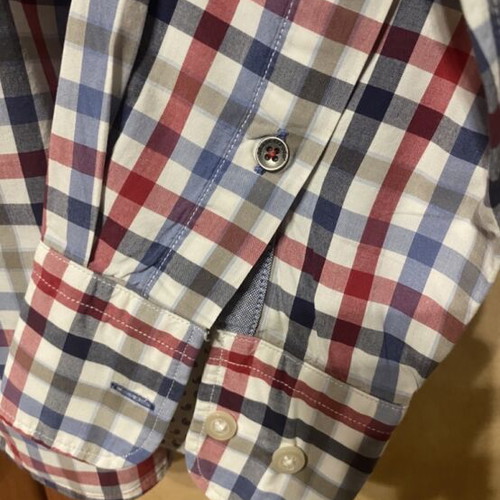 Marc O'Polo men's long-sleeve plaid shirt XL like new