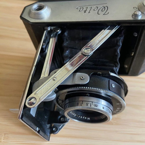 Welta Weltax 6x6 medium format folding camera used, vintage