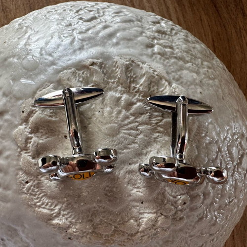 Hot & Cold cufflinks like new, original faucet design