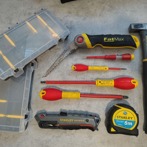 Stanley Tools Set in Klein Tools Case used