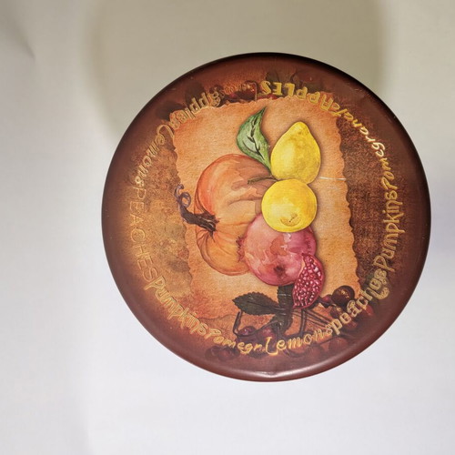 Metal storage box used 19.5x22cm