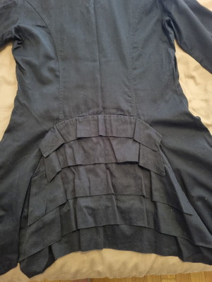 Danoff tuxedo style shirt black like new, size L