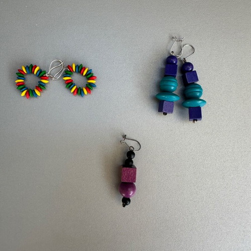 Earrings like new, all together