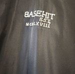Basehit windproof waterproof jacket new, blue, size M