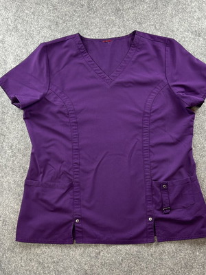 Dickies medical nurse blouse purple XL used
