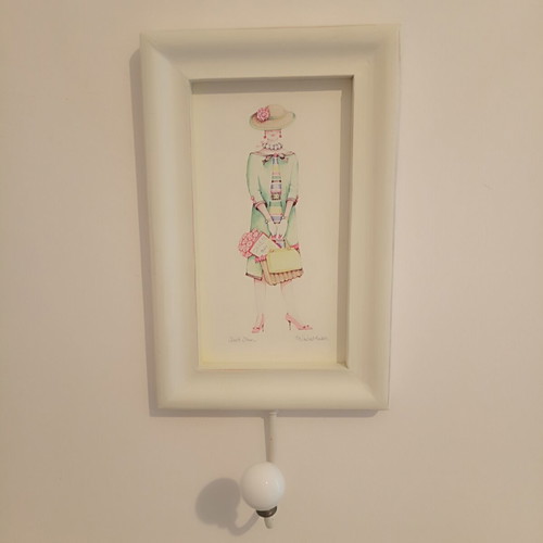 Vintage Mid-Century Fashion Art Wall Hook like new