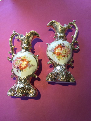 Αμφορείς μεταχειρισμένοι από πορσελάνη ύψους 17cm