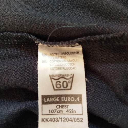 Kustom Kit KK403 Klassic Pique Polo shirt, dark blue/black, size L