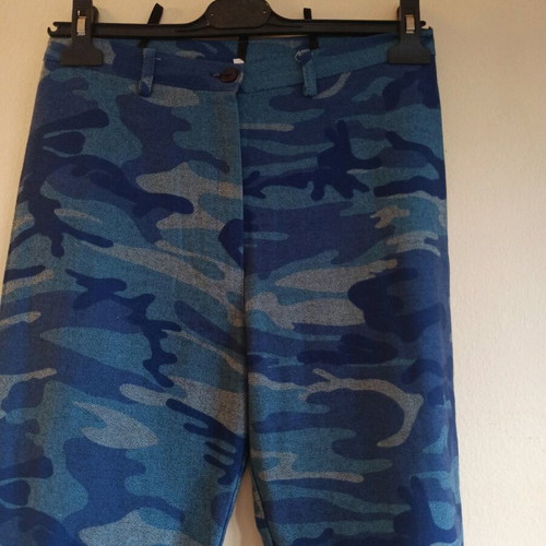 Capri military pants Y2k new, elastic size M