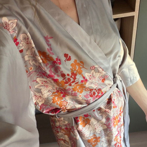 Triumph kimono nightwear set like new, modal silk feel, size S