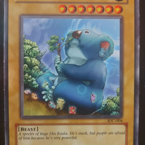 Big Koala Yugioh card like new