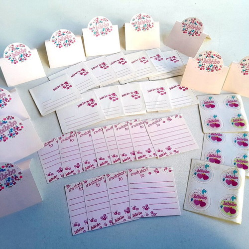 Bibi Bo 80's party invitations new set from El Greco