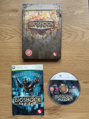 Xbox 360 Bioshock steelbook μεταχειρισμένο με Manual