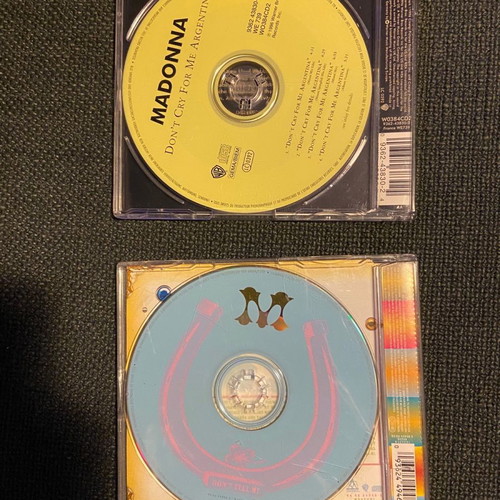Madonna cd singles American Life  dont tell me & Dont cry for me Argentina πακέτο