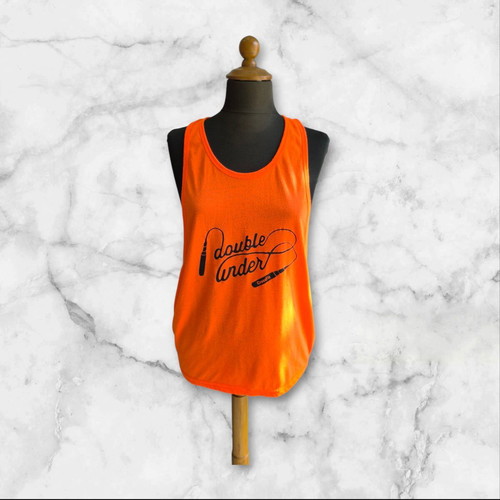 Sportswear shirt used, electric orange, size S-M