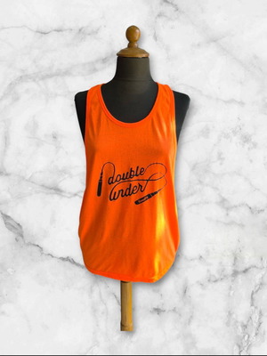 Sportswear shirt used, electric orange, size S-M