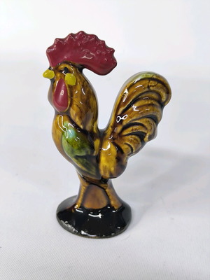 Vintage painted rooster chicken new 10×6