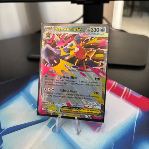 Mega Starmie EX 021/088 Double Rare Pokémon Card mint condition