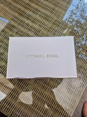 Leather card holder Michael Kors black new