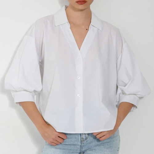 White Pink Woman shirt like new, size L