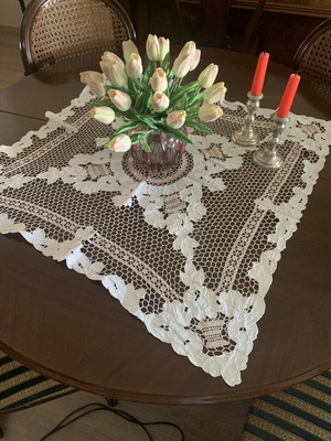 Decorative machine embroidery like new