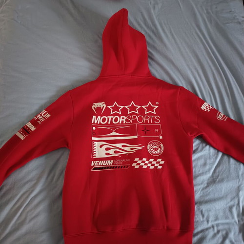Venum Motorsport Racer Red men's hoodie new
