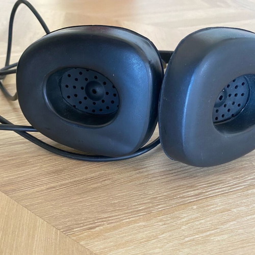 Gamma HP 110A headphones used, vintage from 1970, wired