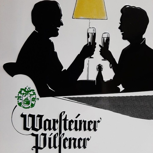 Warfteiner beer vintage advertising sign new