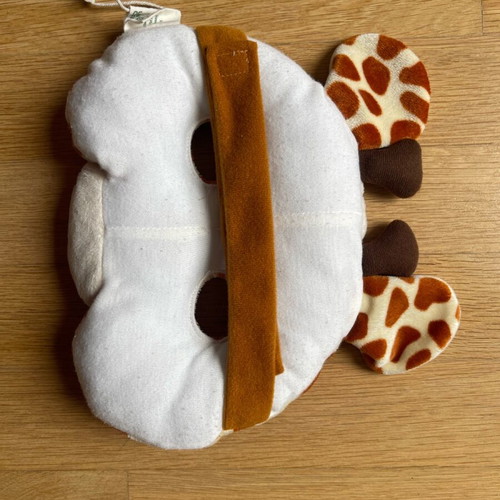 Cloth mask giraffe Nature planet toy like new