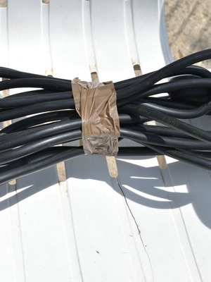 Power extension cable 8 meters like new, extra strong, DIN ISO VDE