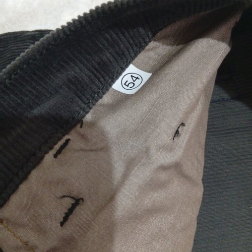 Black corduroy pants size 54, new