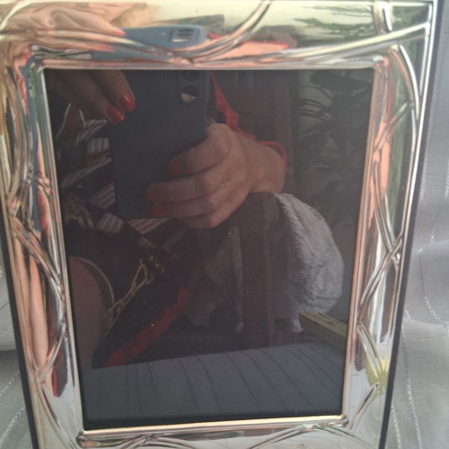 Silver frame 925 with design, 23×18cm