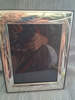 Silver frame 925 with design, 23×18cm