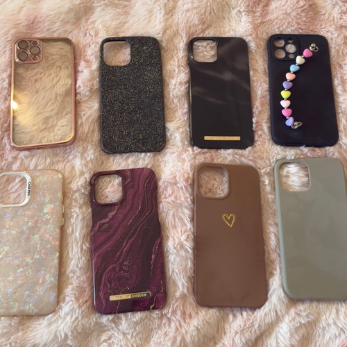 iPhone 12 Pro Max cases set or individual like new