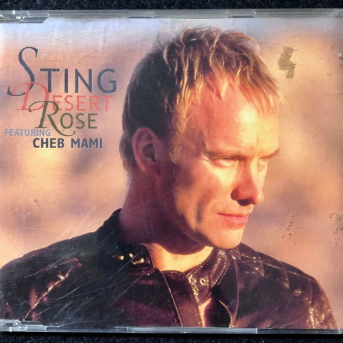Sting Featuring Cheb Mami Desert Rose CD used, pop