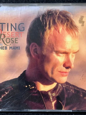 Sting Featuring Cheb Mami Desert Rose CD used, pop