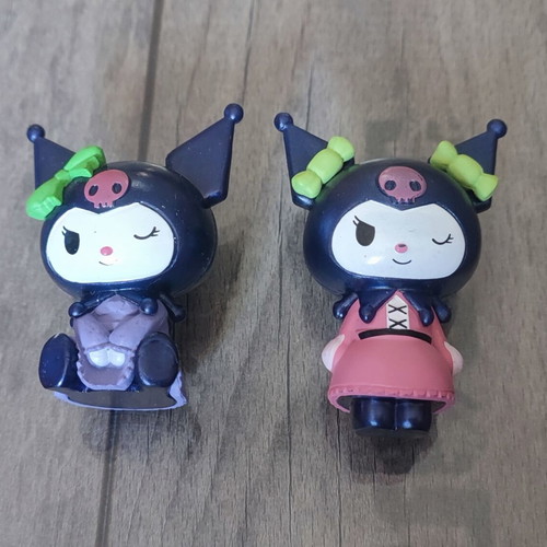 Kuromi figures like new, set of 2