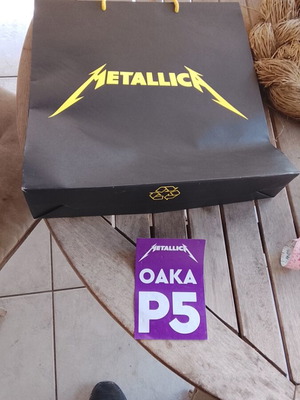 Αναμνηστική σακούλα Metallica από την τελευταία συναυλία καινούργια