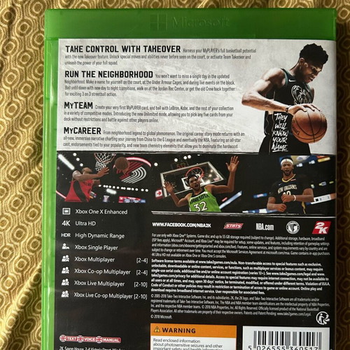NBA 2K19 for Xbox One used