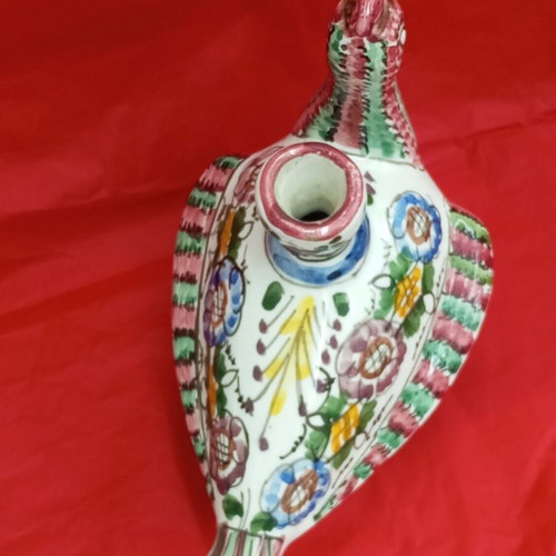 Skyros old handmade ceramic candle holder