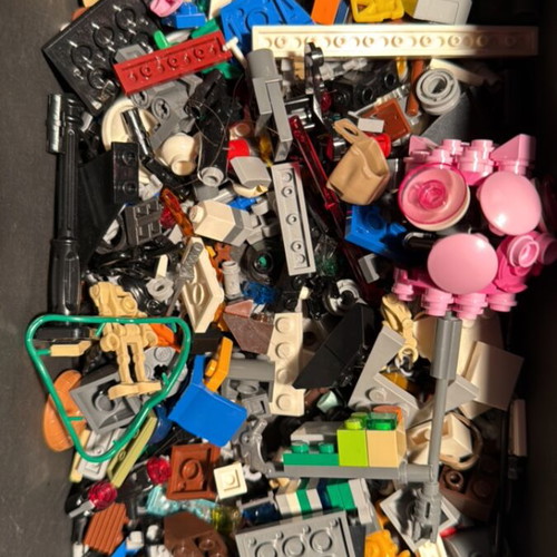 Lego assorted pieces like new, about 0.5 kg